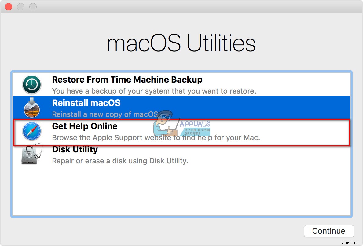 कैसे ठीक करें यह आइटम आपके MacOS या OS X को पुनः स्थापित करने के बाद अस्थायी रूप से अनुपलब्ध है
