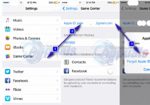 कैसे करें:iPhone पर गेम सेंटर से साइन आउट करें 