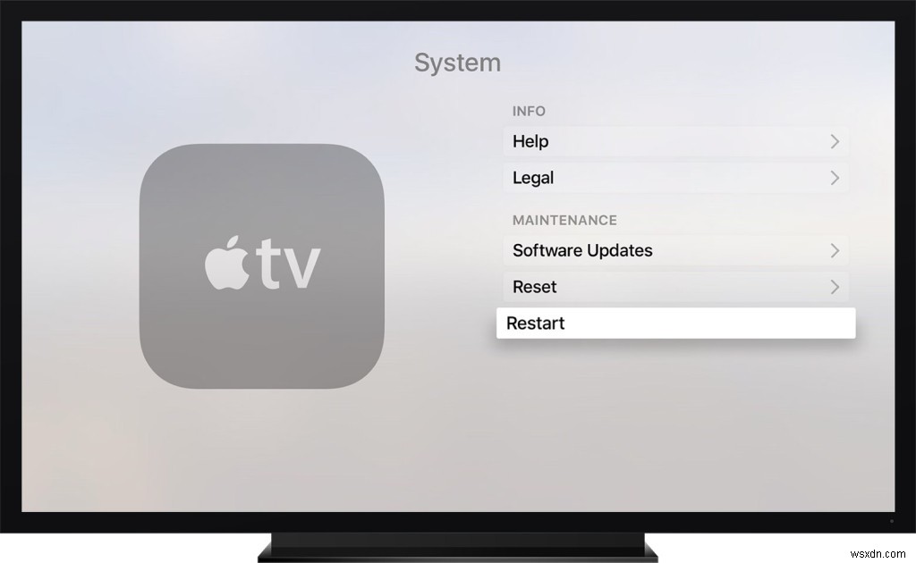 Apple TV को रीसेट/पुनर्स्थापित/पुनरारंभ कैसे करें