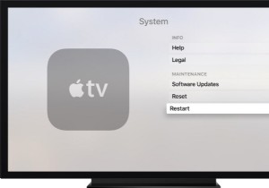 Apple TV को रीसेट/पुनर्स्थापित/पुनरारंभ कैसे करें