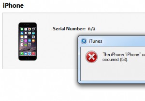 FIX:iPhone 6 त्रुटि 53
