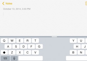 iPad कीबोर्ड स्प्लिट है