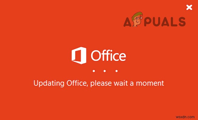 फिक्स:विंडोज़ पर  अपडेटिंग ऑफिस, कृपया एक पल प्रतीक्षा करें  पर अटक गया? 