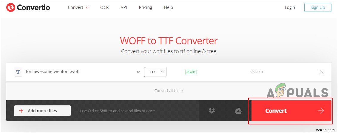 WOFF को TTF में कैसे बदलें? 