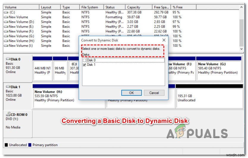 विंडोज़ पर बेसिक डिस्क को डायनेमिक डिस्क में कैसे बदलें? 