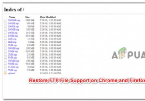 क्रोम और फ़ायरफ़ॉक्स में एफ़टीपी फाइलों के लिए  सेव लिंक एज़  विकल्प को कैसे पुनर्स्थापित करें? 