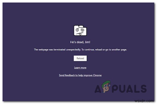 Google Chrome को कैसे ठीक करें  वह मर चुका है, जिम!  Windows और ChromeOS पर त्रुटि 