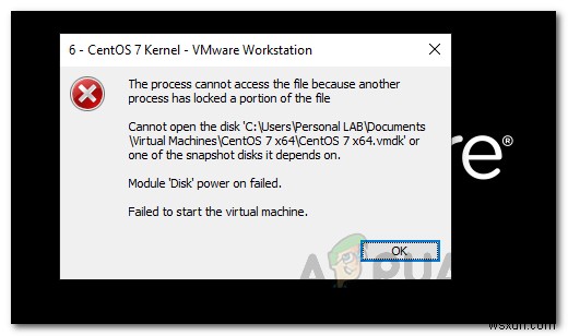 विंडोज़ पर वीएमवेयर त्रुटि  विफल होने पर मॉड्यूल डिस्क पावर  को कैसे ठीक करें 