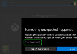 गेमिंग सेवाओं को कैसे ठीक करें त्रुटि स्थापित करें 0x80073D26 