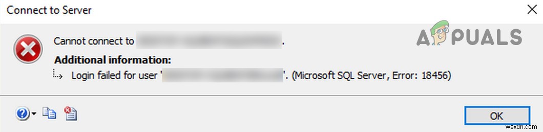 लॉगिन विफल Microsoft SQL सर्वर त्रुटि को कैसे ठीक करें:18456 