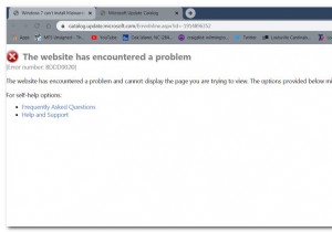 [त्रुटि संख्या:8DDD0020] Microsoft अद्यतन कैटलॉग समस्या हल हो गई 