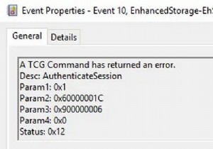 [हल किया गया] इवेंट आईडी 10:एक टीसीजी कमांड ने एक त्रुटि दी है 