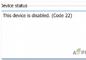  डिवाइस अक्षम है (कोड 22)  को कैसे ठीक करें