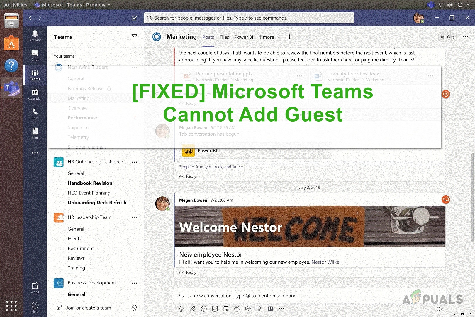 Microsoft Teams में अतिथि नहीं जोड़ सकते 