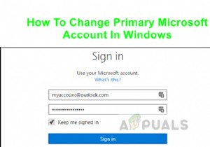 विंडोज़ में प्राथमिक माइक्रोसॉफ्ट खाता कैसे बदलें 