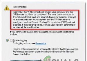 विंडोज़ पर वीपीएन त्रुटि 806 (जीआरई अवरुद्ध) को कैसे ठीक करें 