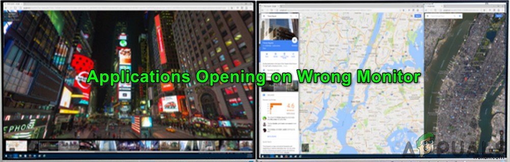 फिक्स:मुख्य मॉनिटर के बजाय दूसरे मॉनिटर पर विंडोज़ ओपनिंग प्रोग्राम 