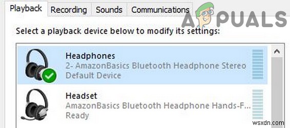 फिक्स:ब्लूटूथ हेडसेट का उपयोग हेडफ़ोन और स्पीकर दोनों के रूप में नहीं किया जा सकता है 