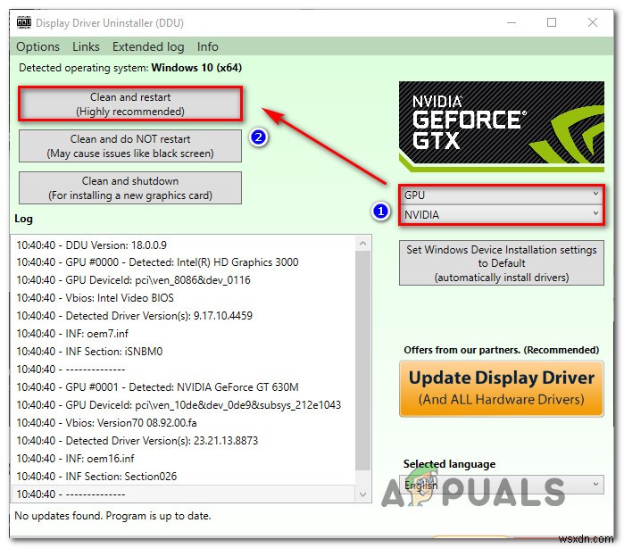 GeForce अनुभव  त्रुटि HRESULT E_FAIL  को कैसे ठीक करें 