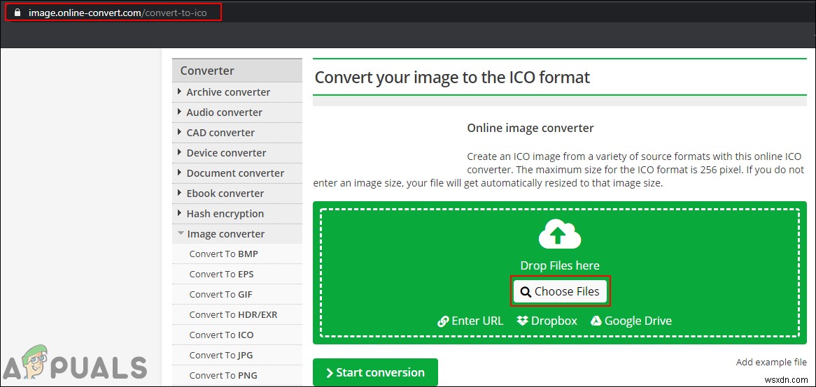 PNG को ICO में कैसे बदलें? 