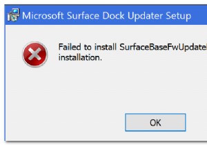 FIX:Microsoft Surface पर SurfaceBaseFwUpdateDriver.dll स्थापित करने में विफल 