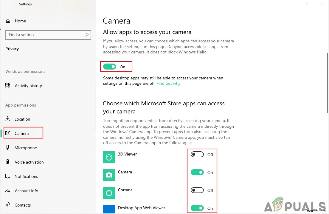 विंडोज़ 10 पर ऐप्स को कैमरा एक्सेस करने से कैसे रोकें? 
