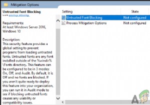 विंडोज 10 पर अनट्रस्टेड फॉन्ट को कैसे ब्लॉक करें? 