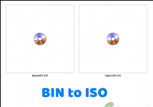 बिन को आईएसओ में कैसे बदलें? 