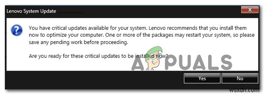 [फिक्स] LenovoBatteryGaugePackage.dll . शुरू करने में समस्या 