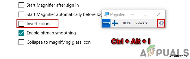 कलर फिल्टर्स और मैग्नीफाइंग एप का उपयोग करके विंडोज 10 पर कलर इनवर्ट करना