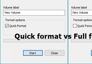 विंडोज में क्विक फॉर्मेट और फुल फॉर्मेट में क्या अंतर है? 
