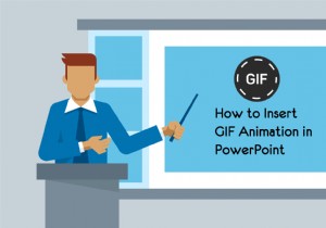 PowerPoint में एनिमेटेड GIF कैसे डालें? 