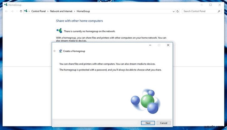 Windows 10 पर होमग्रुप सेट करने में आने वाली समस्याएं