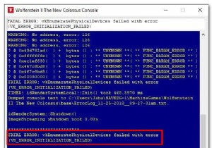 [फिक्स] VKEnumeratePhysicalDevices विफल 