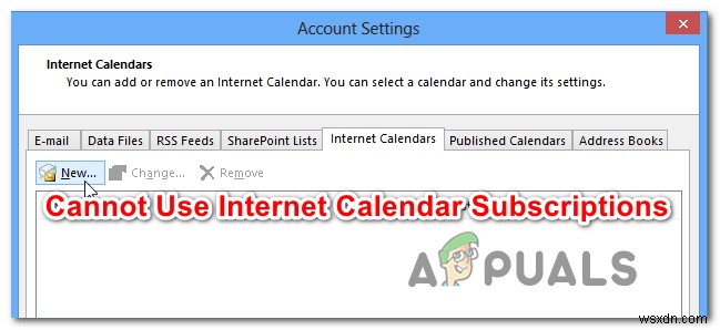 फिक्स:आउटलुक 2010 और पुराने संस्करणों में इंटरनेट कैलेंडर को जोड़ या उपयोग नहीं कर सकता 
