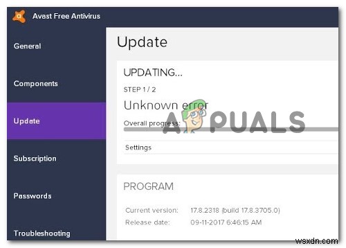 Avast Antivirus में  Virus Definitions Update Failed  का समाधान कैसे करें? 