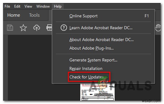Adobe Reader त्रुटि 110  दस्तावेज़ सहेजा नहीं जा सका  