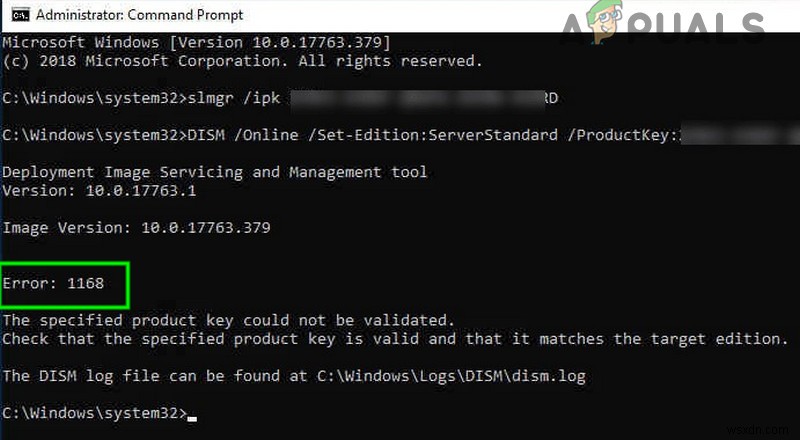 फिक्स:विंडोज सर्वर नई उत्पाद कुंजी स्वीकार नहीं कर रहा है 