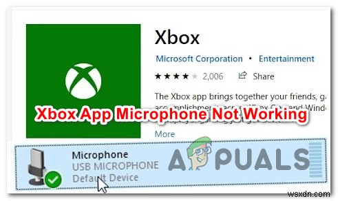 Xbox ऐप Windows 10 पर माइक्रोफ़ोन ध्वनि नहीं उठा रहा है 