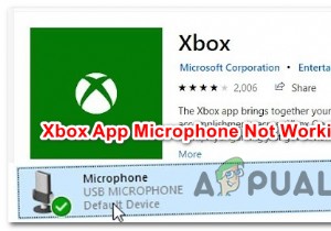 Xbox ऐप Windows 10 पर माइक्रोफ़ोन ध्वनि नहीं उठा रहा है 