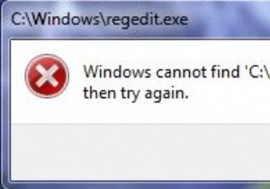 फिक्स:विंडोज़ regedit.exe नहीं ढूँढ सकता 