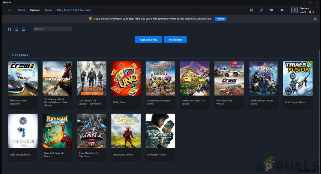 Uplay को लॉन्च करने के लिए फिक्स 