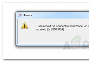 समस्या निवारण आइट्यून्स कनेक्ट नहीं कर सकता  अज्ञात त्रुटि 0XE80000A  