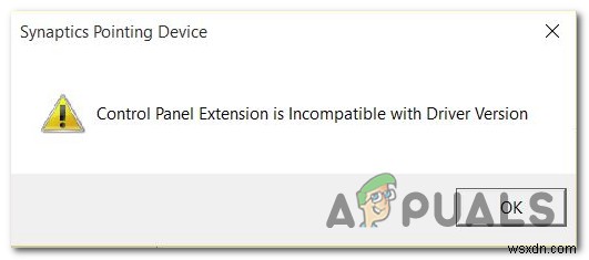  कंट्रोल पैनल एक्सटेंशन ड्राइवर संस्करण के साथ असंगत है  त्रुटि को कैसे हल करें? 