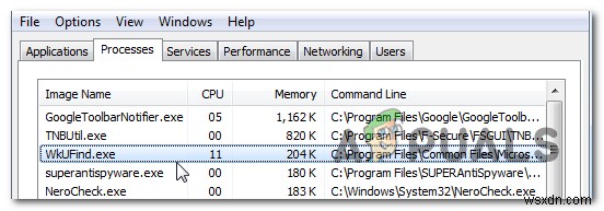 Wkufind.exe क्या है और क्या मुझे इसे हटा देना चाहिए? 