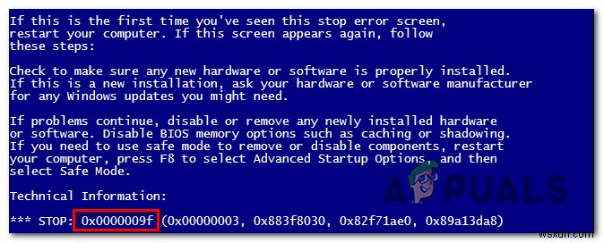 विंडोज़ पर स्टॉप एरर 0x0000009f कैसे ठीक करें? 