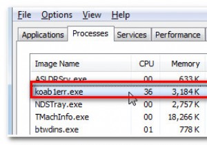 koab1err.exe क्या है और क्या मुझे इसे हटा देना चाहिए? 