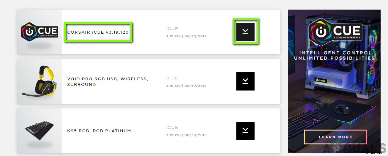 Corsair उपयोगिता इंजन में कोई उपकरण नहीं मिला कैसे ठीक करें? 