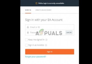 विंडोज़ पर  ओरिजिन ऑनलाइन लॉग इन फ़िलहाल अनुपलब्ध है  त्रुटि को कैसे ठीक करें? 