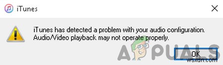 कैसे ठीक करें  आईट्यून्स ने आपके ऑडियो कॉन्फ़िगरेशन के साथ एक समस्या का पता लगाया है ? 